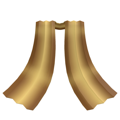Golden Royal Parted Cape Roblox item