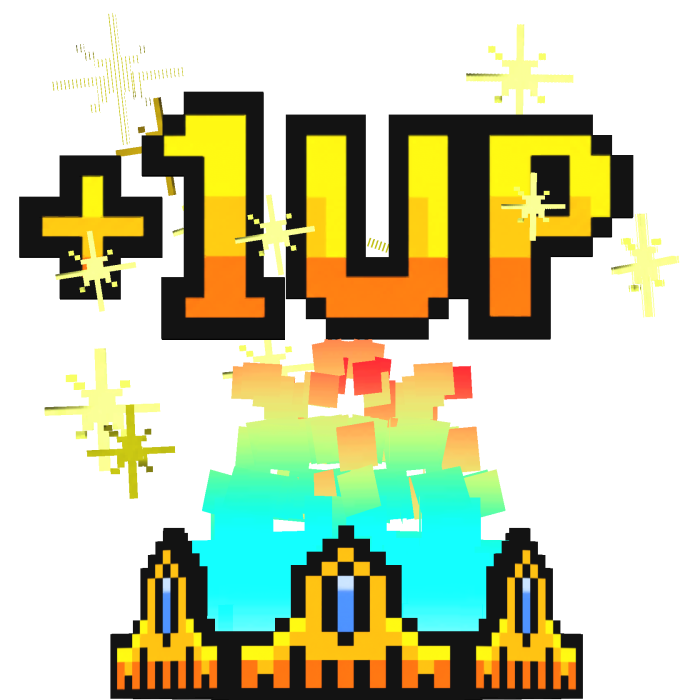 [ANIMATED] 8-Bit Royal Crown + Extra Life