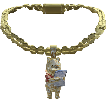 Iced Out Gold Winnie The Pooh Meme Chain 1.0