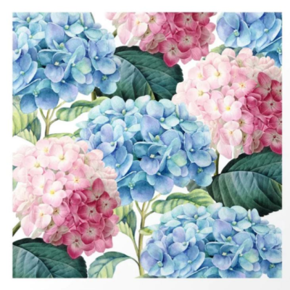 pink and blue hydrangeas Roblox decal
