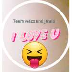 team wazz and jenna