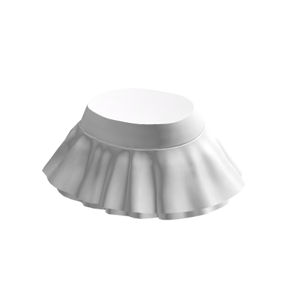 Chic White Layered Skirt