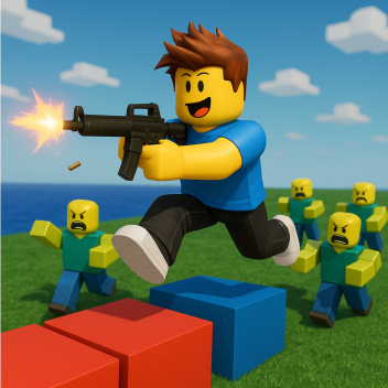 noob everything game (Zombie, obby, guns)