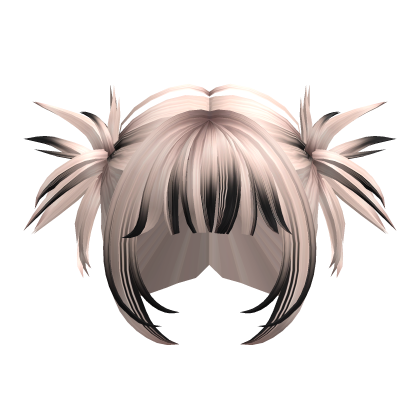 Messy Y2K Punk Pigtails(Blonde&Black) Roblox item