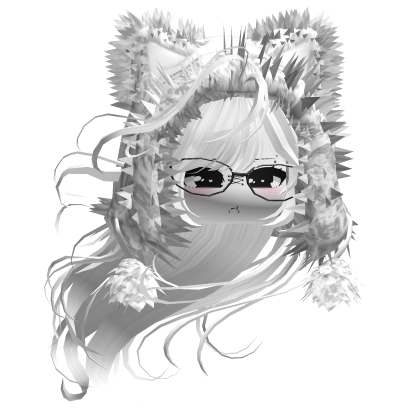 Windy Swirls W/ Fuzzy Emo Hood (White)