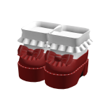 Red Doll Platform Shoes