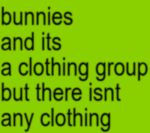 ;bunnies