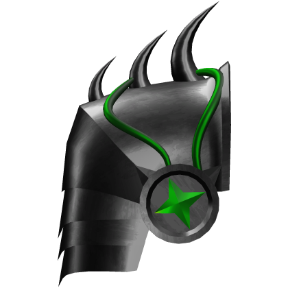 Dark Green Knight Pauldron (Right)