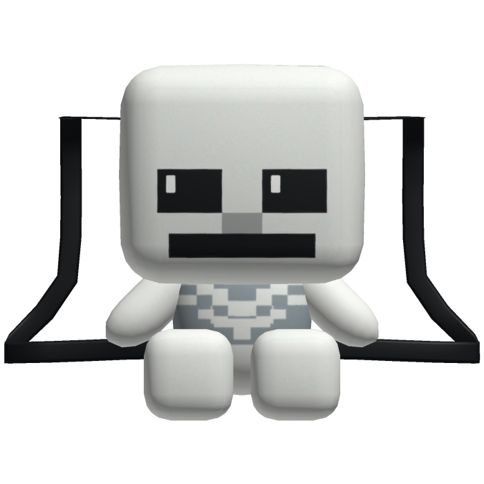 Skeleton Pixel Plushie [1.0]