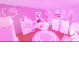 Hello kitty bed vibes
