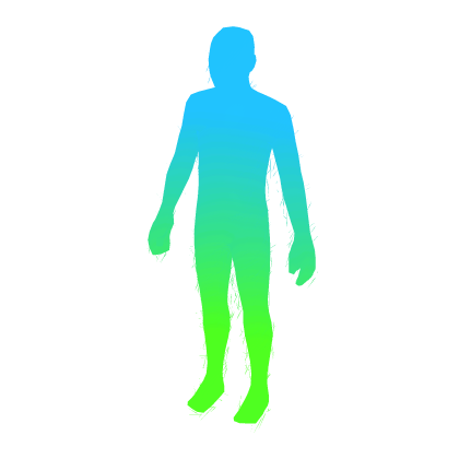 Blue Gradient Outline Aura