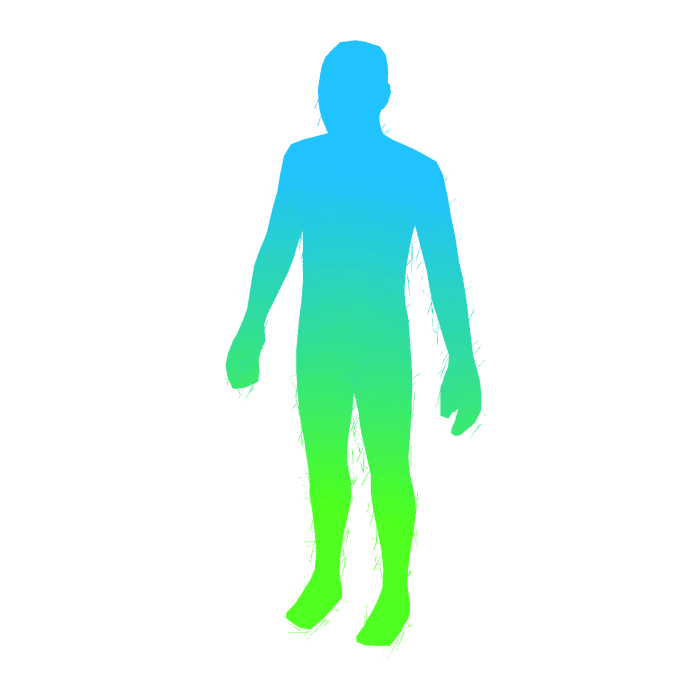 Blue Gradient Outline Aura