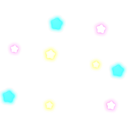 ♡ (Glowing) Emissive Pastel Glowing Stars Alien Roblox item