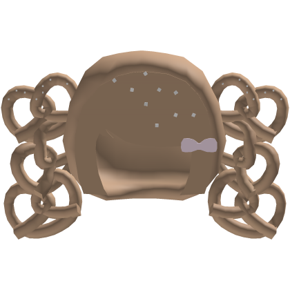 Pretzel brown Wii mii chibi low poly hair Roblox item