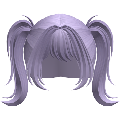 Purple Soft Anime pigtails
