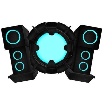 Cyan Astro Boombox Titan M.a.x Core [ Glow ]