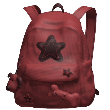 Red Star Y2K Streetwear Backpack