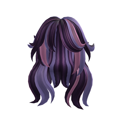 Plum Berry Fluffy Waves Hair Roblox item