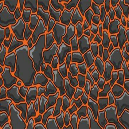 Cartoon Style Magma Roblox decal