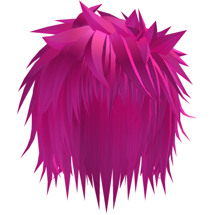 neon pink emo spiky messy vampire punk anime hair