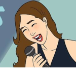 Sasha is a queen at singing