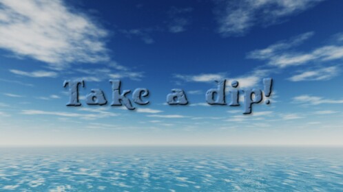 Take a dip!
