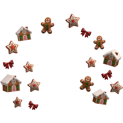 Christmas Gingerbread Aura - Candy Cane