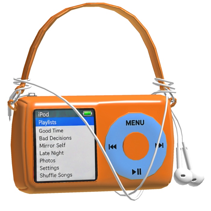 Orange & Blue MP3 Shoulder Bag