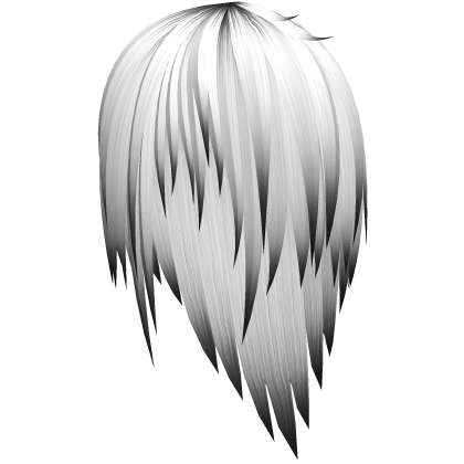 White Vkei Unkept Hair 23 Roblox item