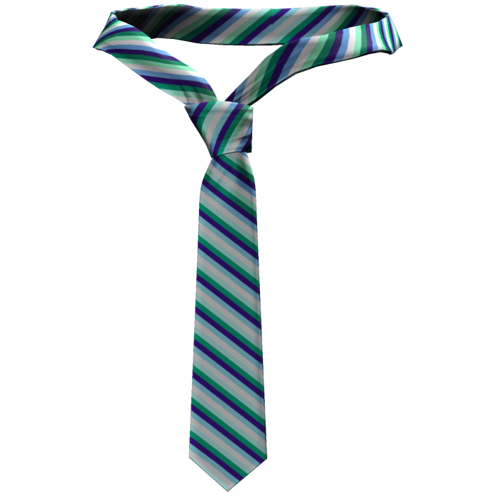 Y2K 1.0 Striped Tie