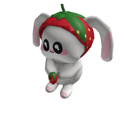 ♡ Strawberry Bunny Shoulder Buddy