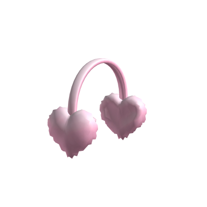 Pink Heart Earmuffs