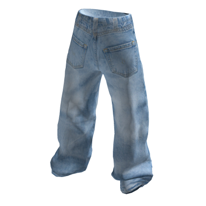 🔴✅Flipped Baggy Denim Jeans🔴✅ Urban Street