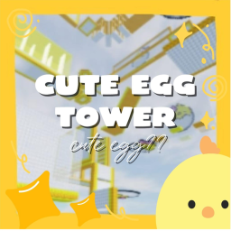 cute egg tower