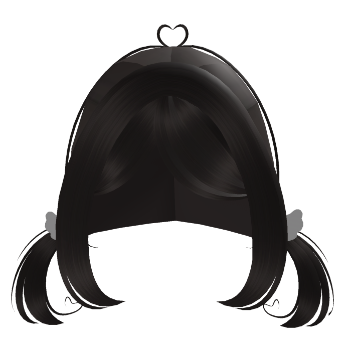 Dark-brown Ethereal Gothic Doll Hair