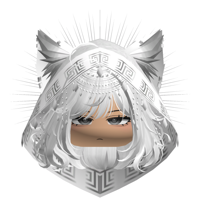 Egyptian Bob w/ Divine Silver White Hood