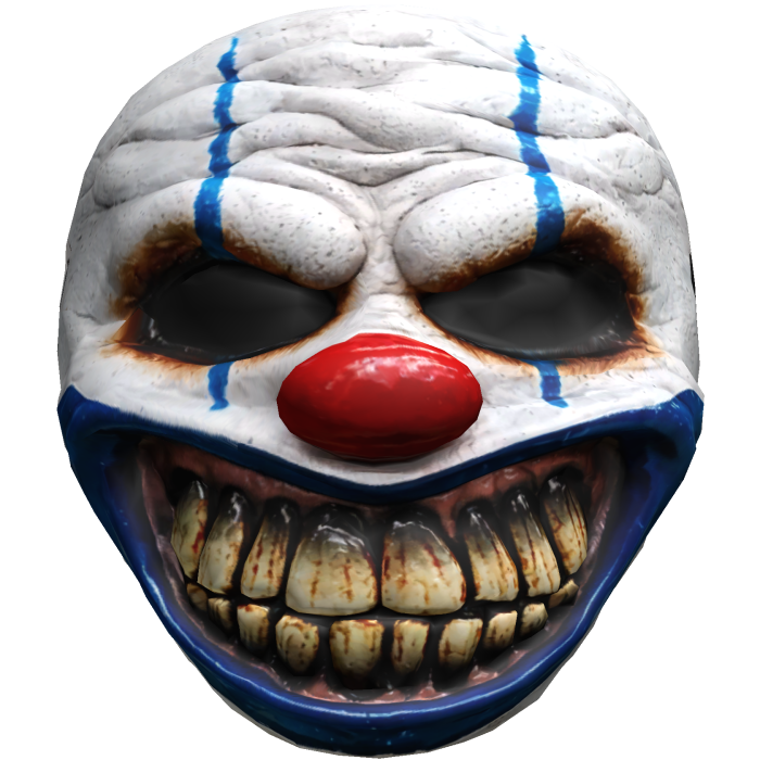 Mascara de Plastico El Payaso Clown mask halloween