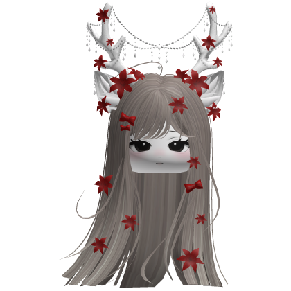 Ethereal Christmas Fairy Fawn Hair w/ Antlers