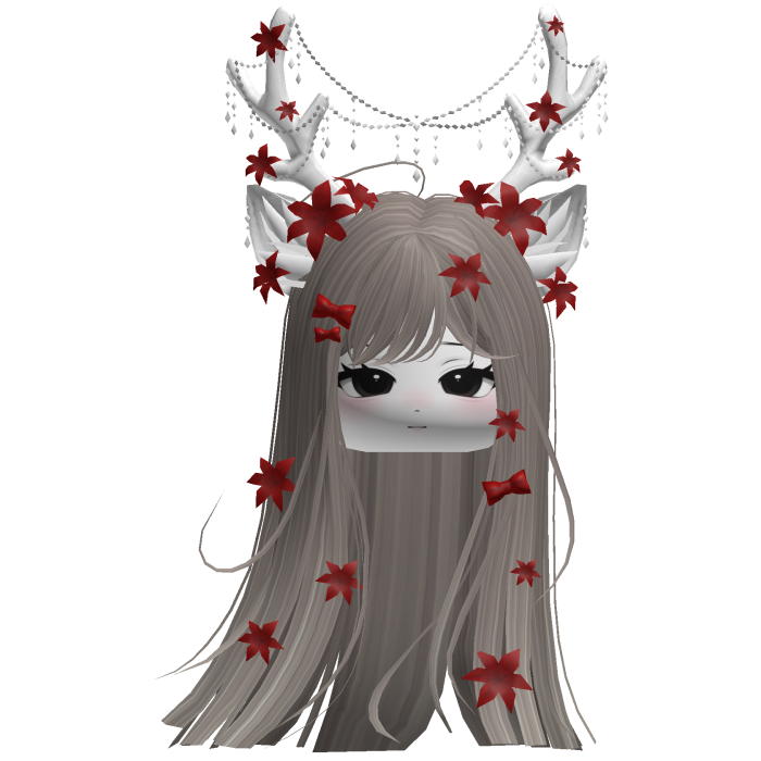 Ethereal Christmas Fairy Fawn Hair w/ Antlers