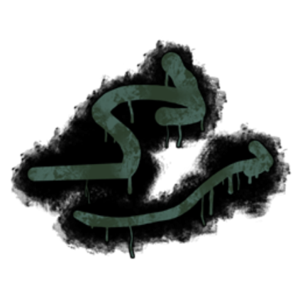 Green Graffiti Arrows Roblox decal