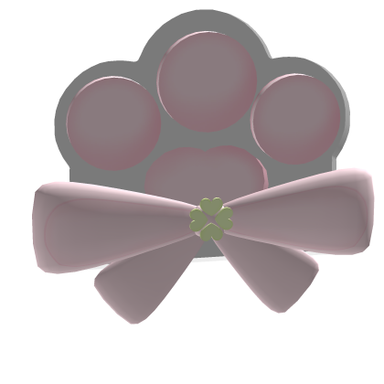 Cute St Patrick's Day Paw Hair Clip Clover Bow Roblox item