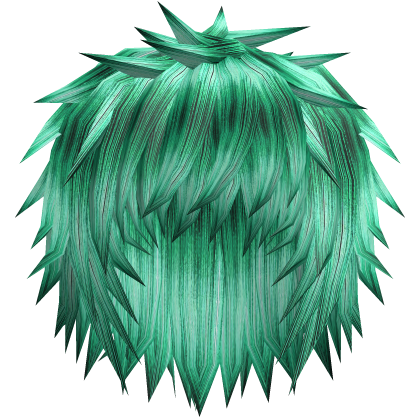 Teal Spiky Emo Vkei Anime Boy Hair