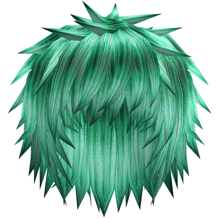 Teal Spiky Emo Vkei Anime Boy Hair