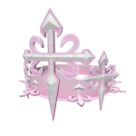 Pink Imperial Cross Crown
