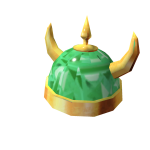 [CODE: EVHF] Emerald Viking Helm of Fortune