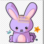 PURPLE cute bunnies