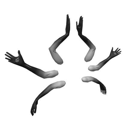 The Creator's Blessed Arms in Inverted BnW