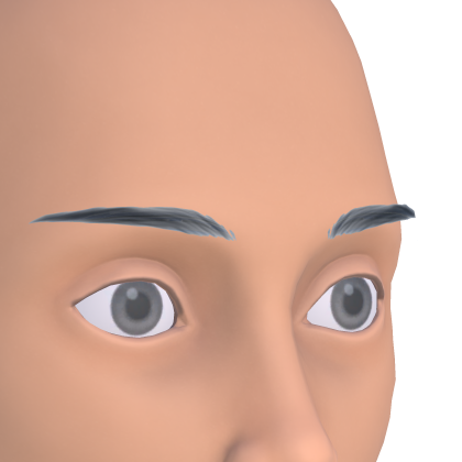 Soft Set Black Eyebrows Roblox NoFilter