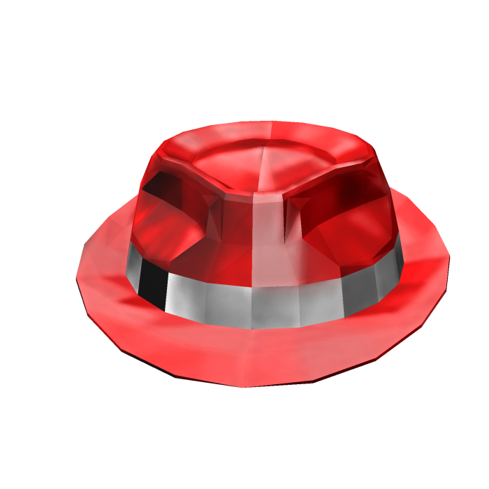 Red Sparkle Time Fedora