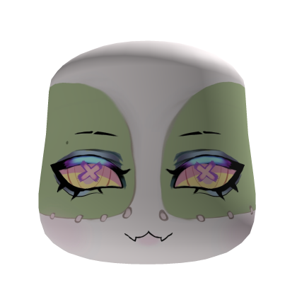 Zombie Cat Girl Cute Full Mask